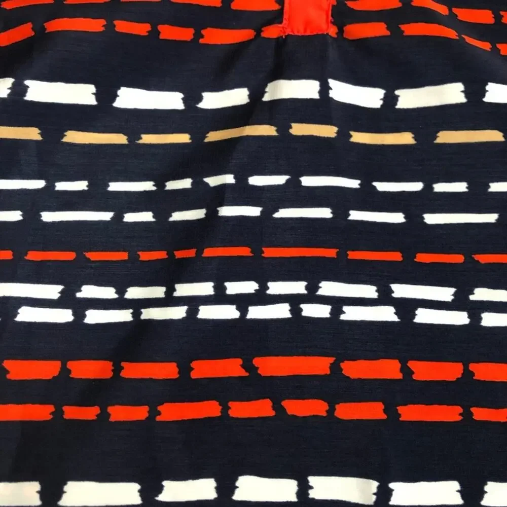 Gymboree Striped 3/4 Sleeves Blue Orange Casual Lightweight Top Girl’s Size 10